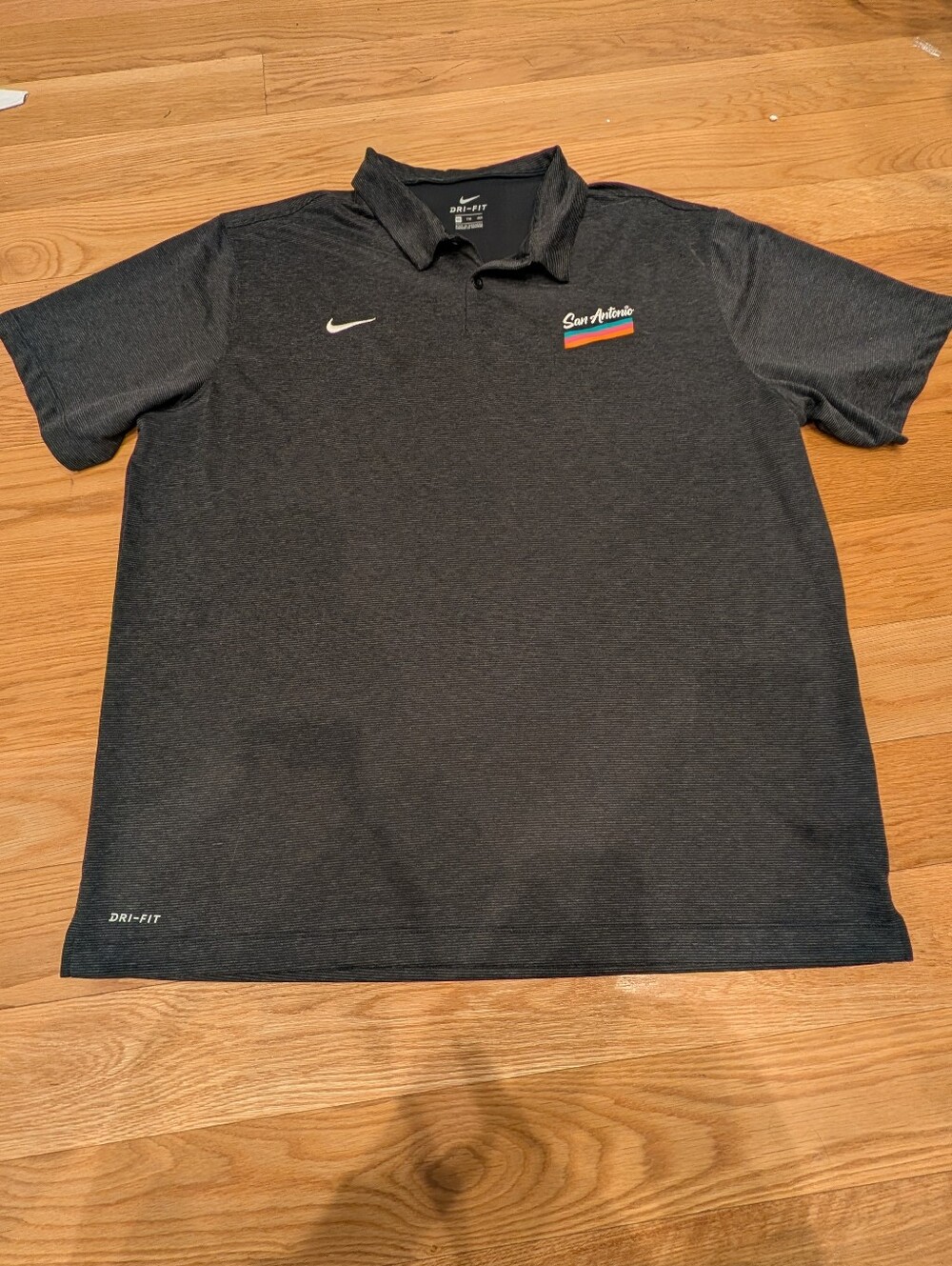 Nike Dri-FIT San Antonio Spurs Performance Polo Men’s XXL - Picture 2 of 3